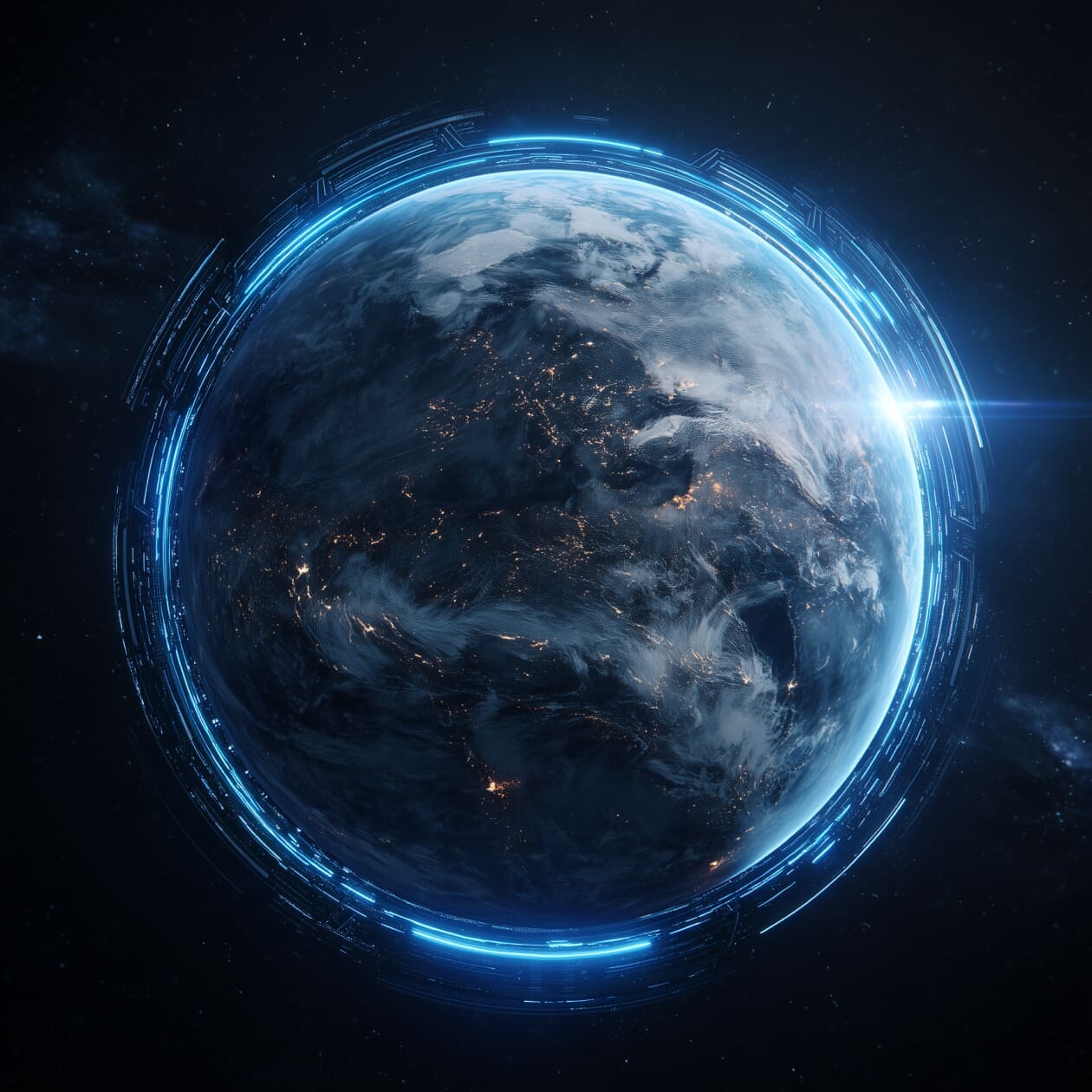 Cyber Security Globe